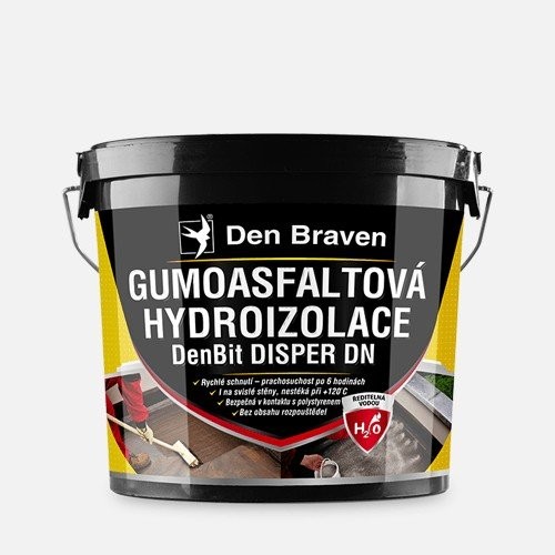 Gumoasfaltová hydroizolace DenBit DISPER DN (1)