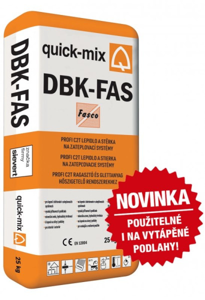 DBK-FAS víceúčelové cementové lepidlo a stěrka na zateplovací systémy tř. C2T (1)