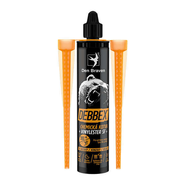 DEN BRAVEN Chemická kotva VINYLESTER SF 300 ml (1)