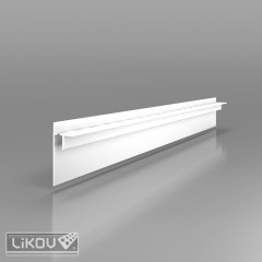 Ukončovací lišta PVC pro NOP 08/2000/provětrávací/do vnitřních prostor