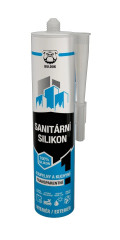 Sanitární silikon BULDOG transparentní 310 ml