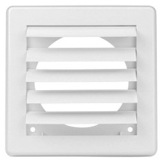 Větrací mřížka gravitační 175x175 G/125 bílá