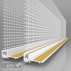 LS-VHL 06/2400/VERTEX/lišta okenní začišťovací 6mm s lamelou 2,4m